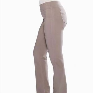 Nic + Zoe - WONDERSTRETCH POCKET STRAIGHT LEG PANT Size 12 Mushroom Color EUC